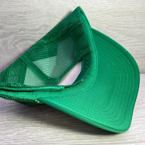 NEW VINTAGE STYLE BOSTON CELTICS CLOVER KELLY GREEN TRUCKER HAT CAP ADULT S… - Picture 3 of 3